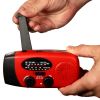 4 in 1 Dynamo Solar NOAA Weather Band Radio and Flashlight
