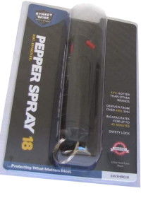 Pepper Spray 1/2 oz with Key Ring Pouch