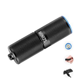Keychain Flashlight, Rechargeable Mini LED Flashlight, 200 High Lumens