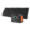 FlashFish 151Wh Solar Generator with 60W 18V ETFE Portable Solar Panel