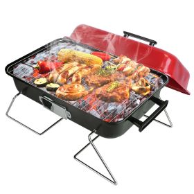 Small Portable Charcoal Grill Outdoor Tabletop