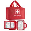 First Aid Kit -500 Pieces, 600D Nylon Large Survival First Aid Bag