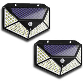 Aolyty Solar Motion Sensor Wall Light (Option: 2Pcs)