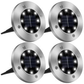 4Pcs Solar Powered Ground Light (Option: 4Pcs)